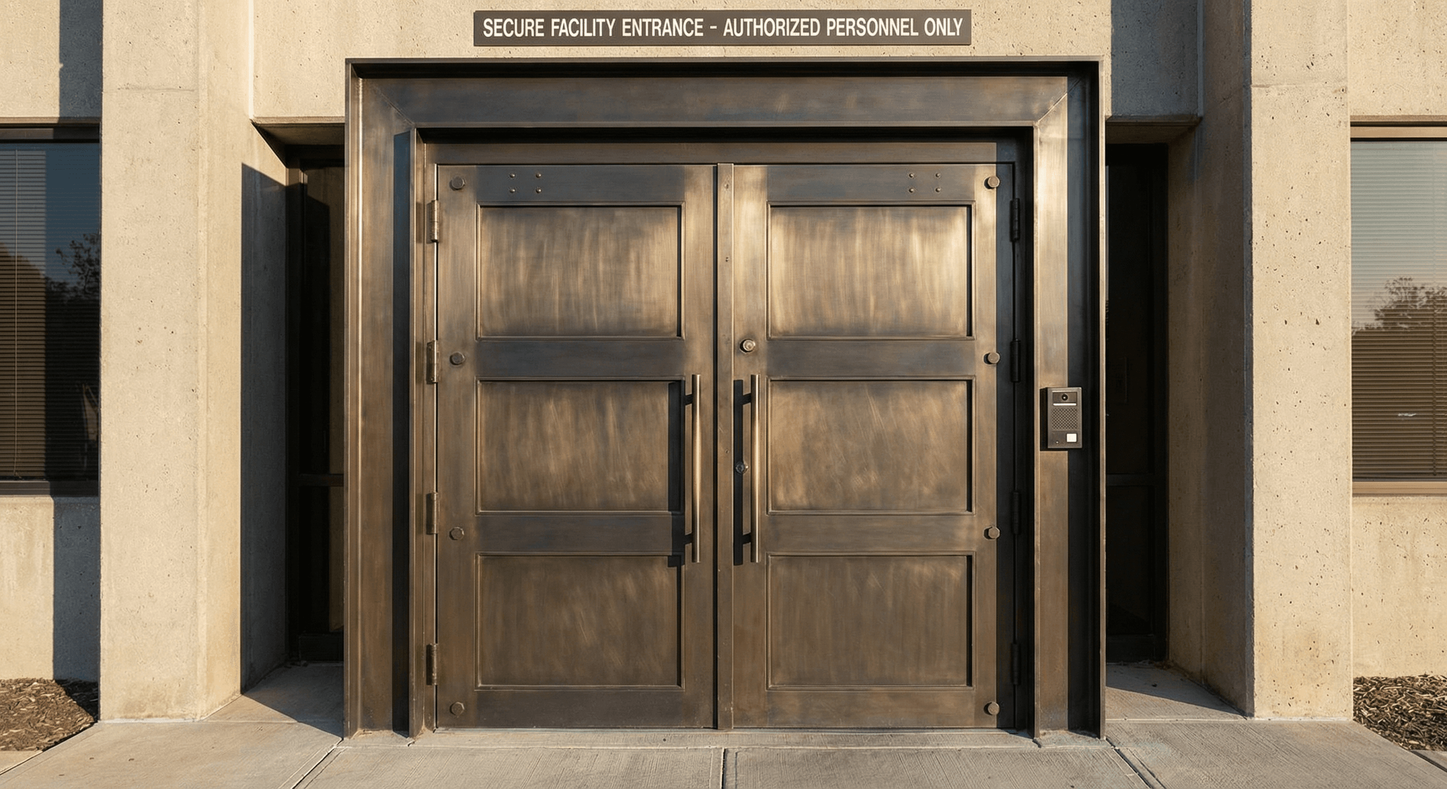 Photo professionnelle porte blindee cr5 pour securisation d'acces