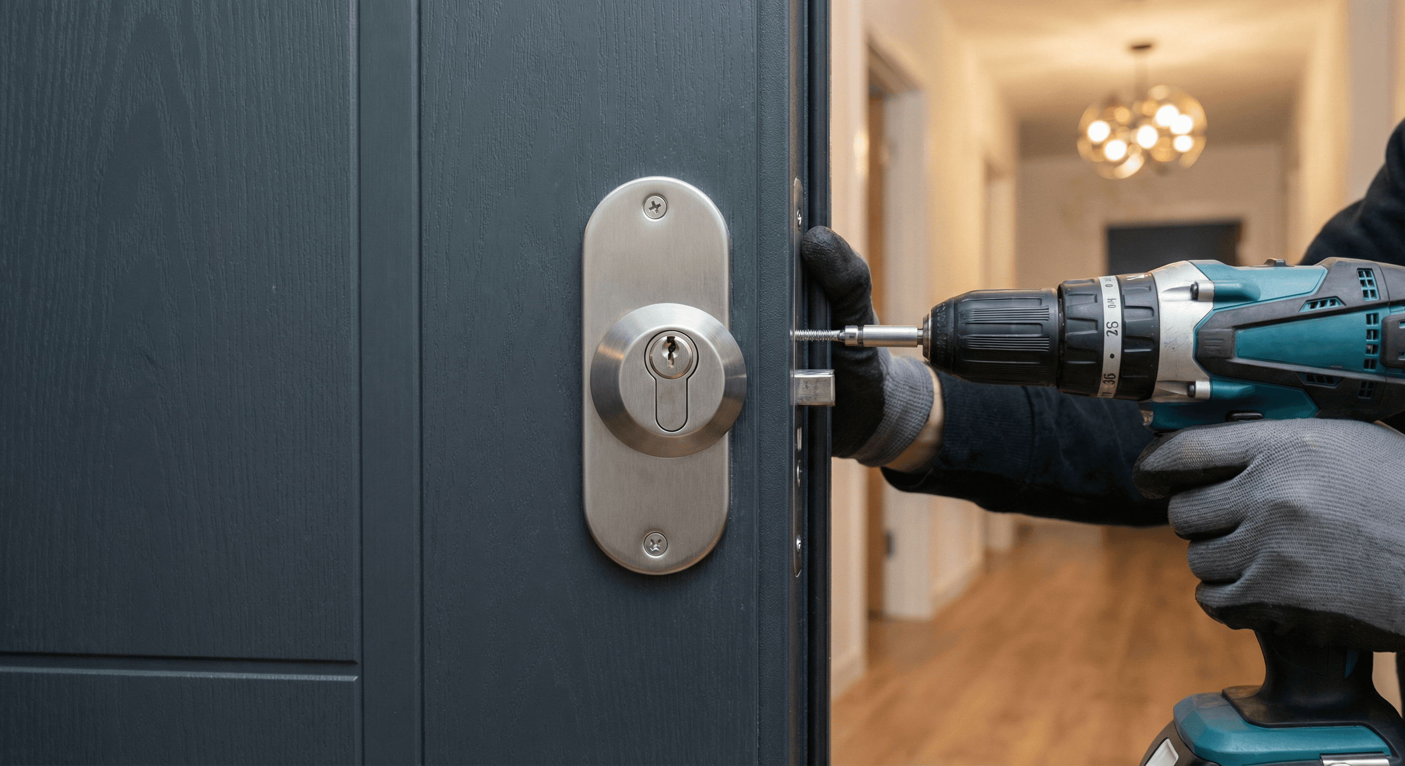 Verrouillage haute securite pour porte blindee a Clichy